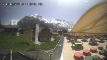 Imagen de vista previa de la cámara web Mürren - Hotel Bellevue